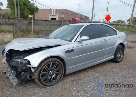 2004 BMW M3 из США, поврежденный, VIN WBSBL93454PN55129